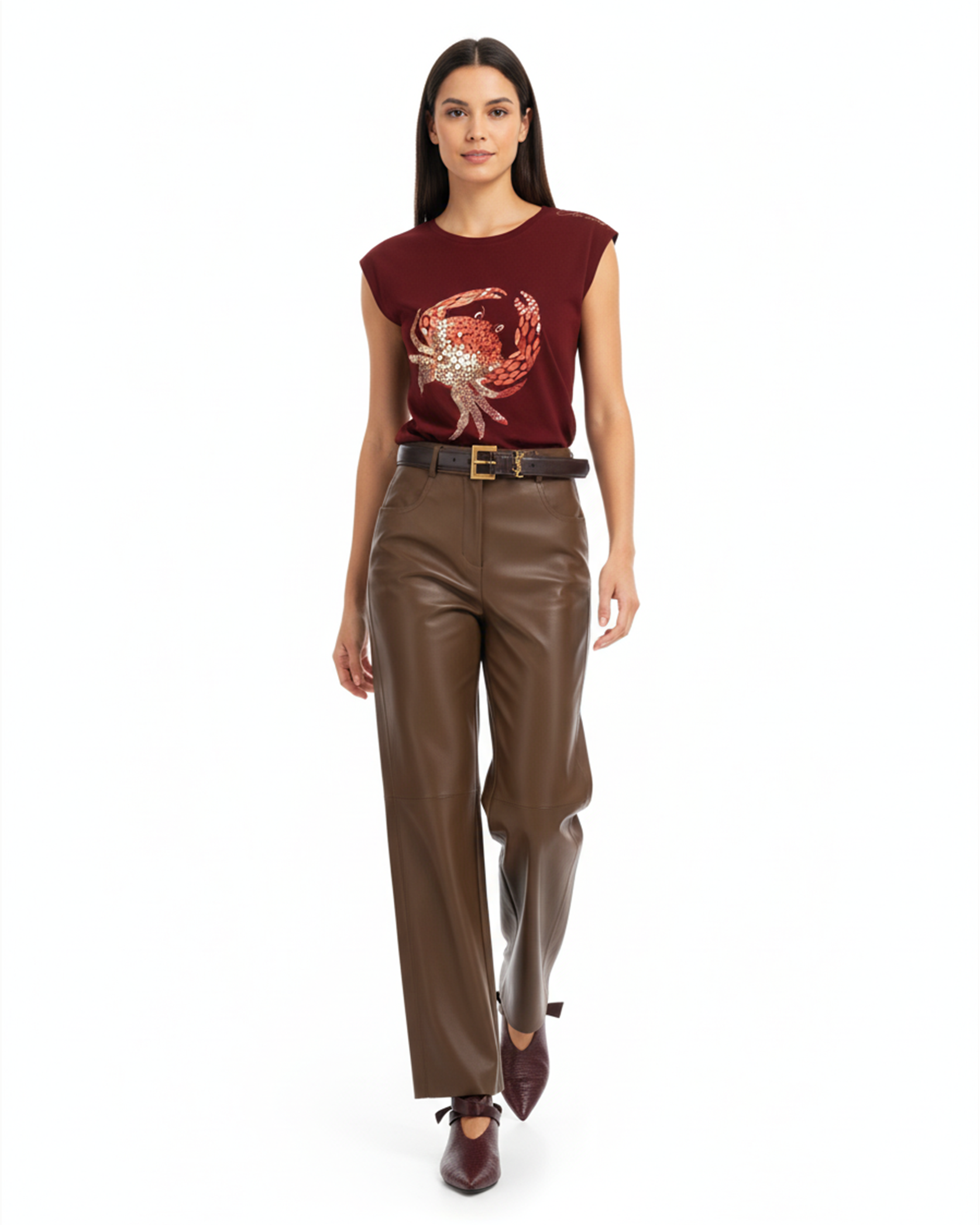 Tank top mujer algodón pima | Crab