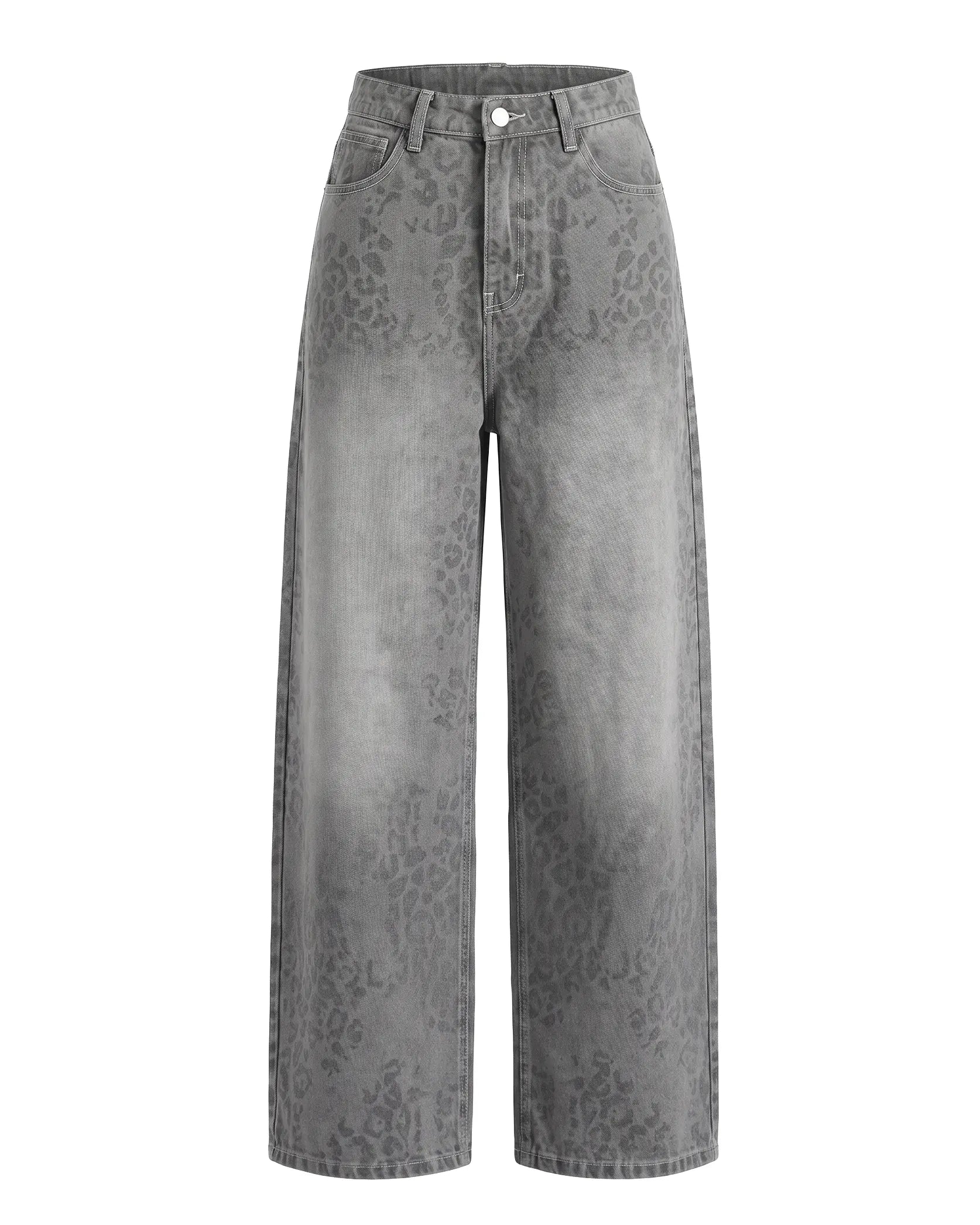 Jeans Mujer wide leg animal print | Leopardo