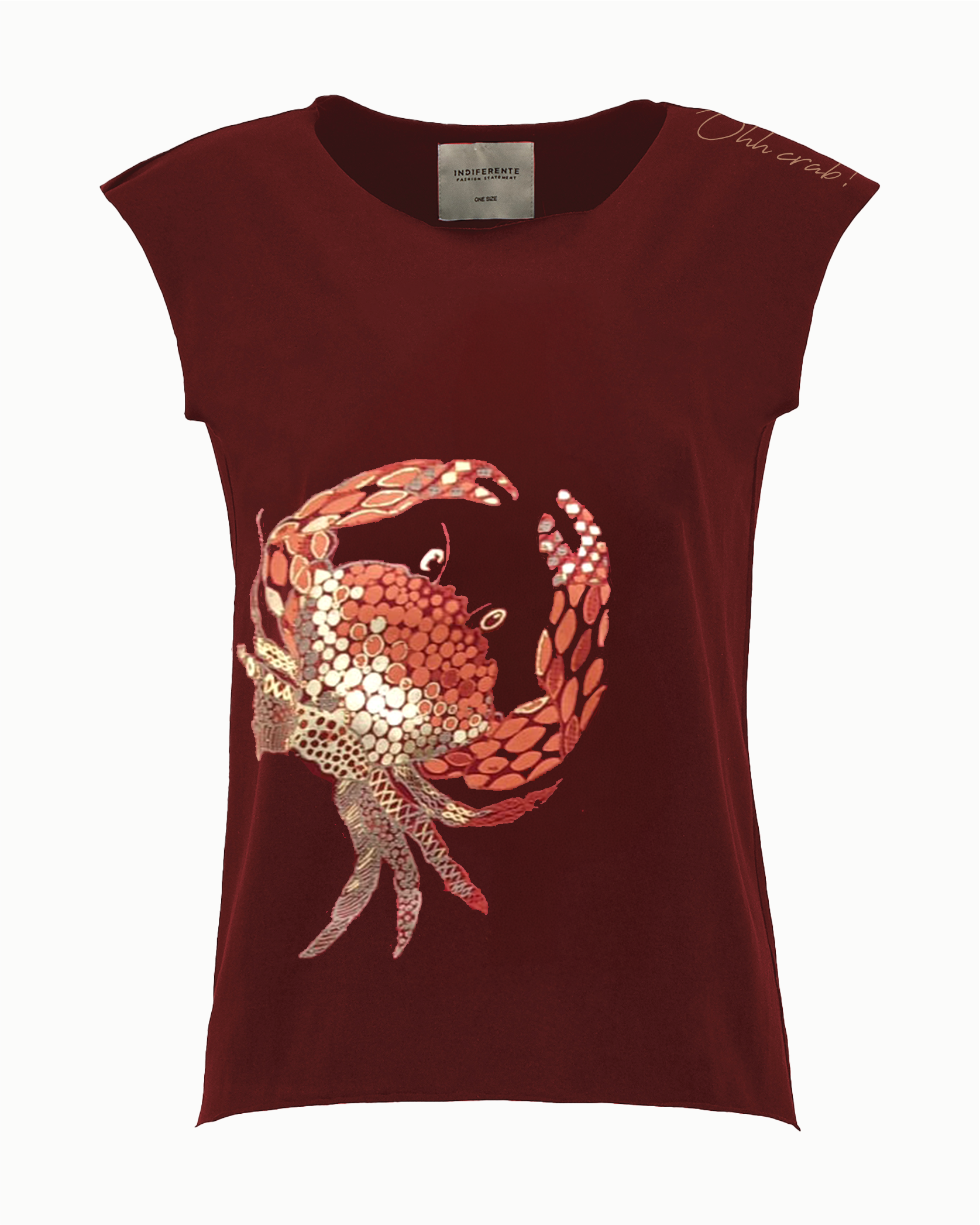 Tank top mujer algodón pima | Crab