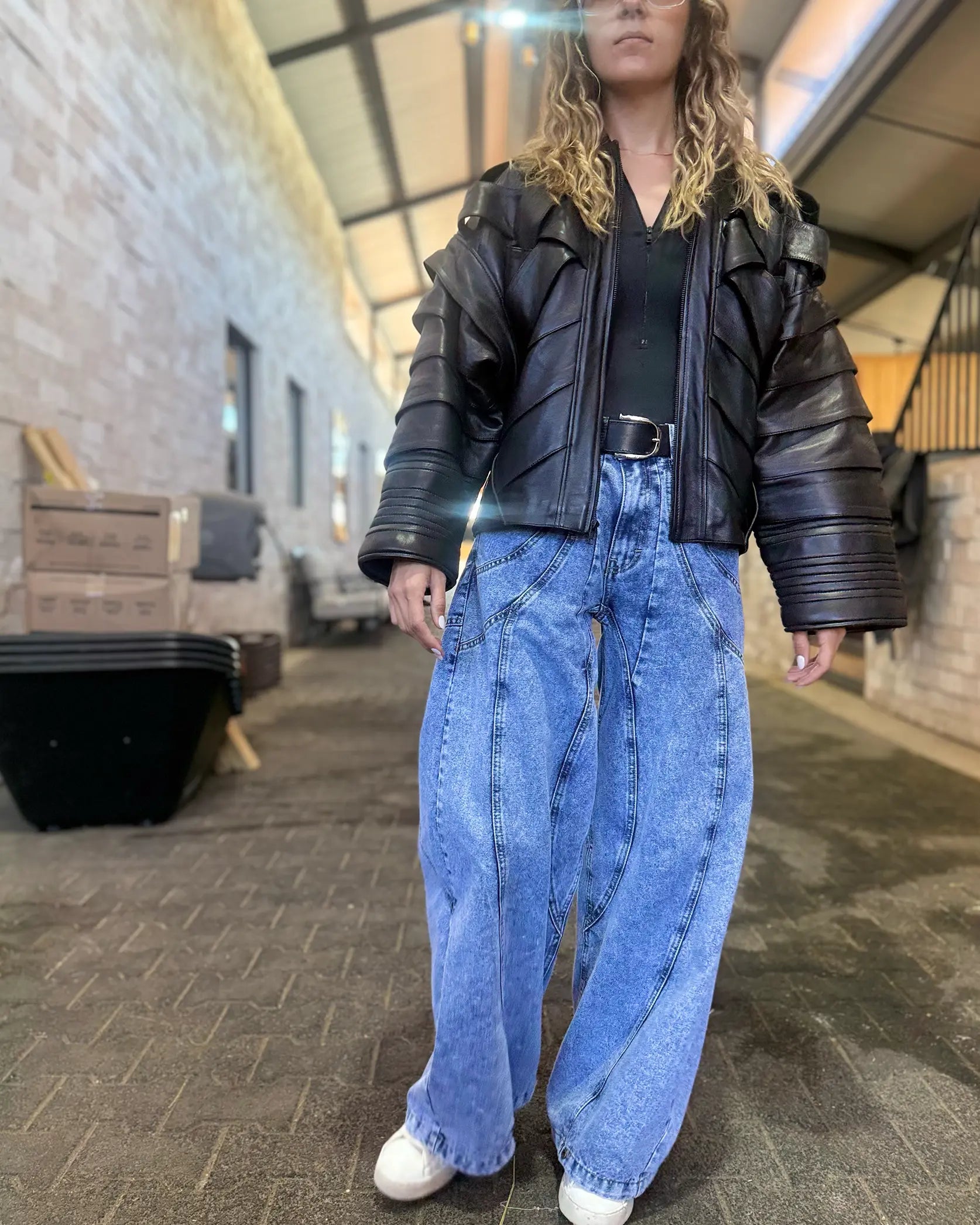 Jeans Mujer Balloon Erial