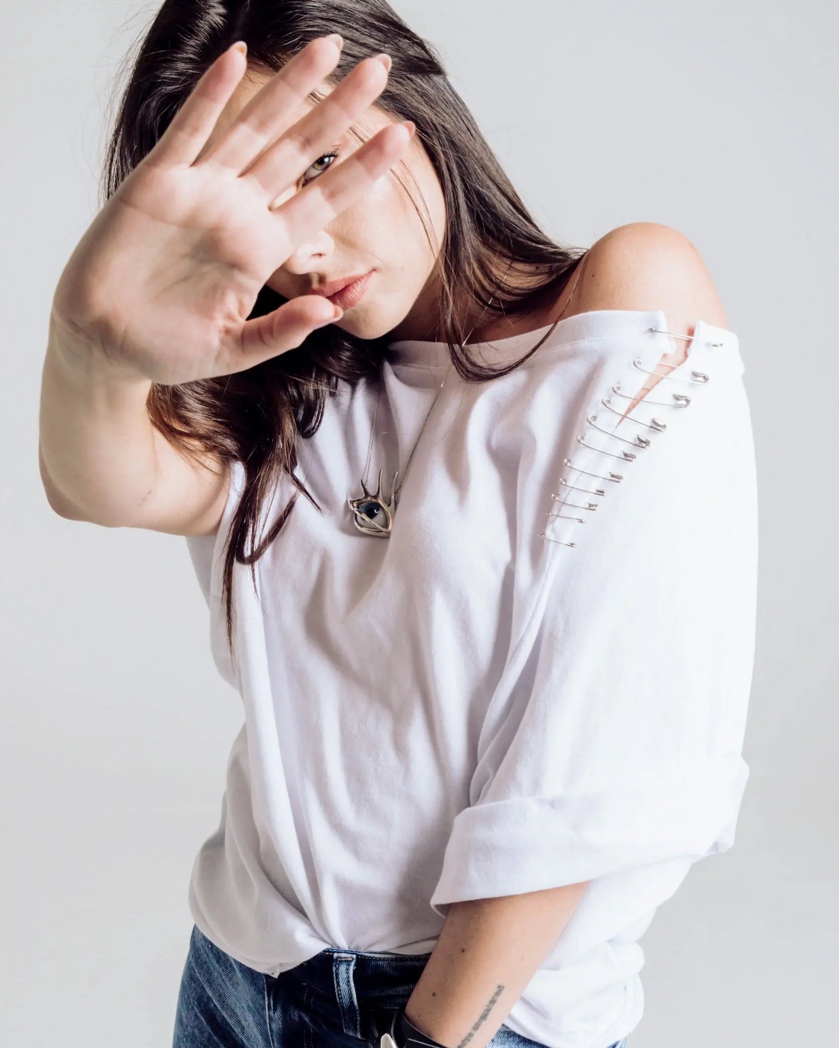 Playera negra rockera | Frida In-Diferente