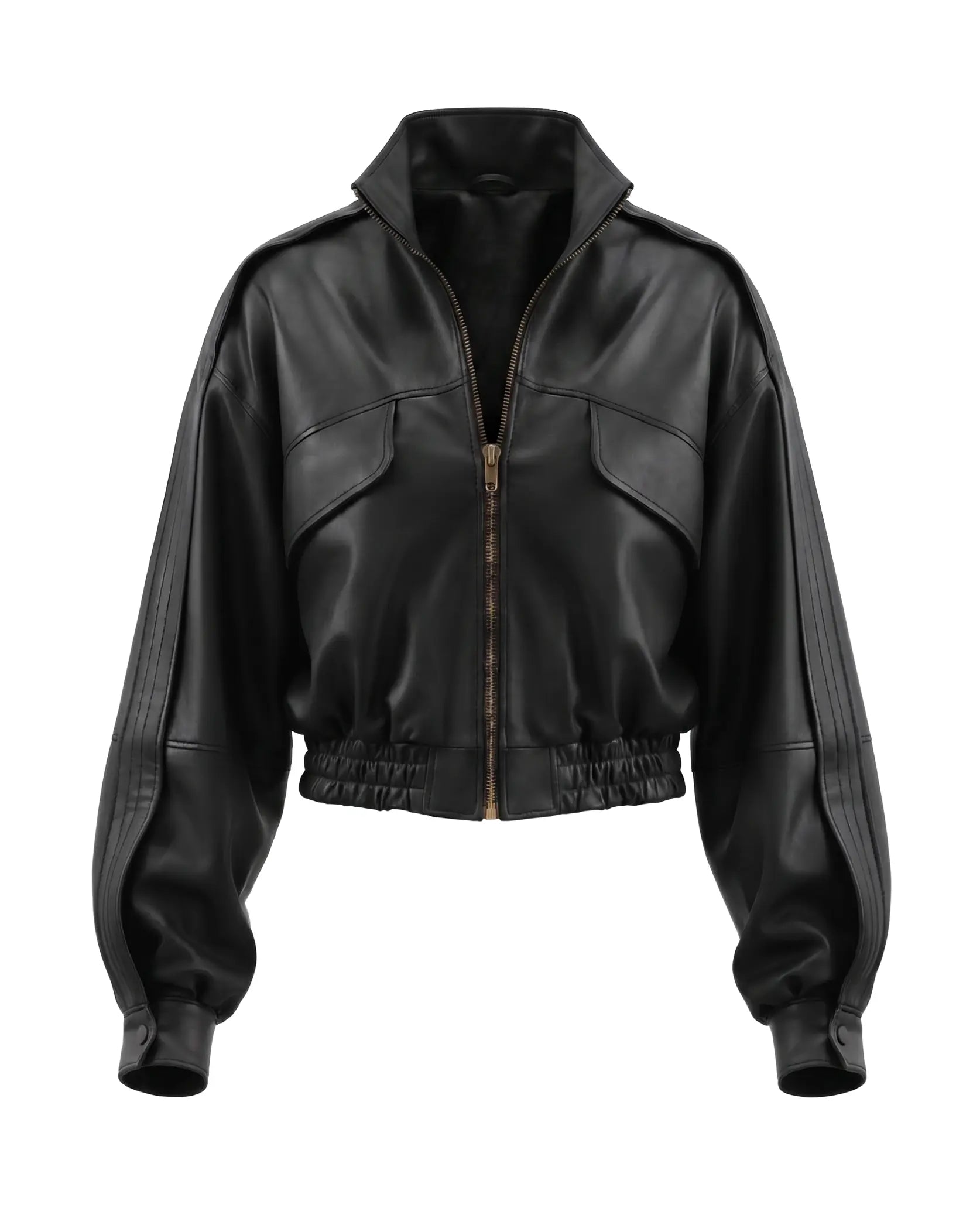 Chamarra de piel bomber mujer | Sahara